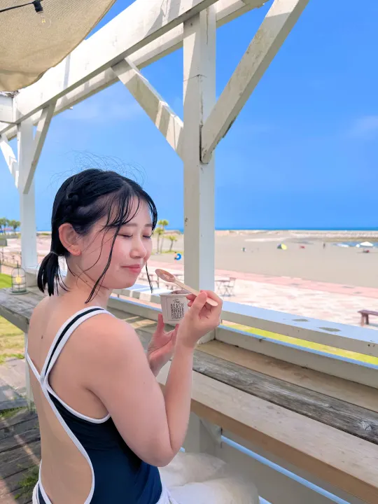 赤ちゃんを実家に預けて、夫婦で海デートしてきた 未公開写真 10